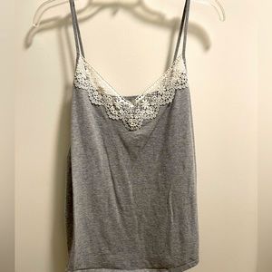 LOFT. Lace neckline camisole